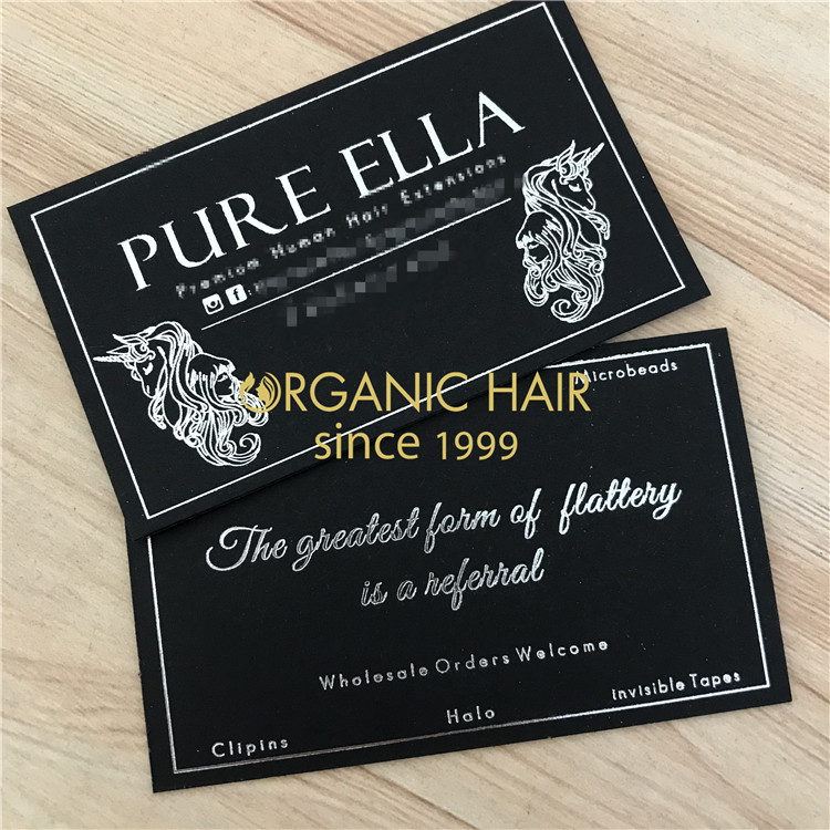 Luxury custom cheap hair business card service X187